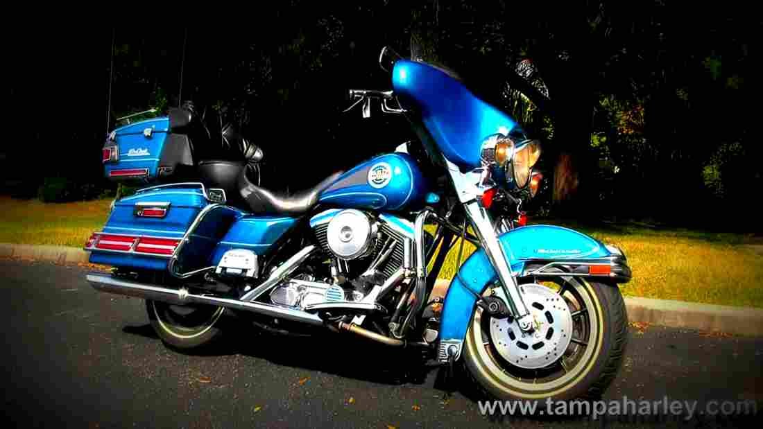 Harley Davidson Electra Glide Ultra Classic 1994 2 motorbike A4 Photo Print