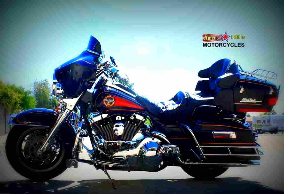 Harley Davidson Electra Glide Ultra Classic 1994 4 motorbike A4 Photo Print
