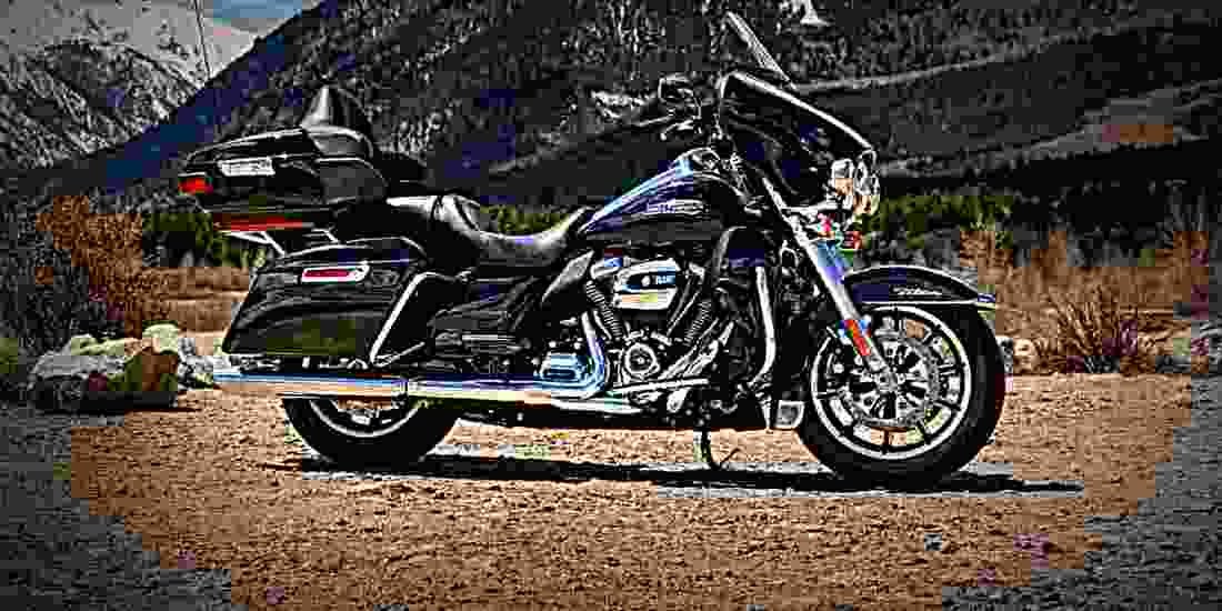 Harley Davidson Electra Glide Ultra Classic 2019 2 motorbike A4 Photo Print