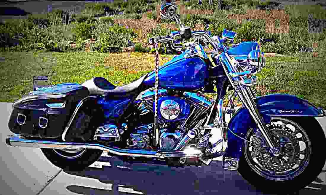 Harley Davidson FLHR ROAD KING FLHR ROAD KING 5 motorbike A4 Photo Print