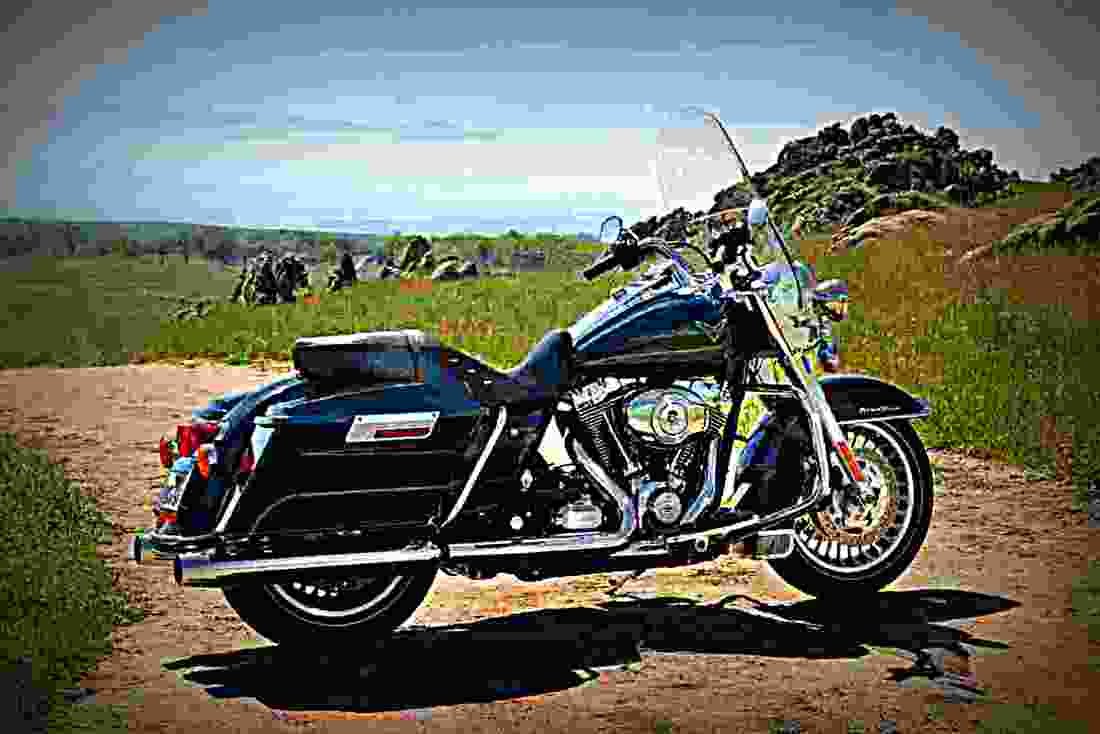 Harley Davidson FLHR Road King 2000 4 motorbike A4 Photo Print