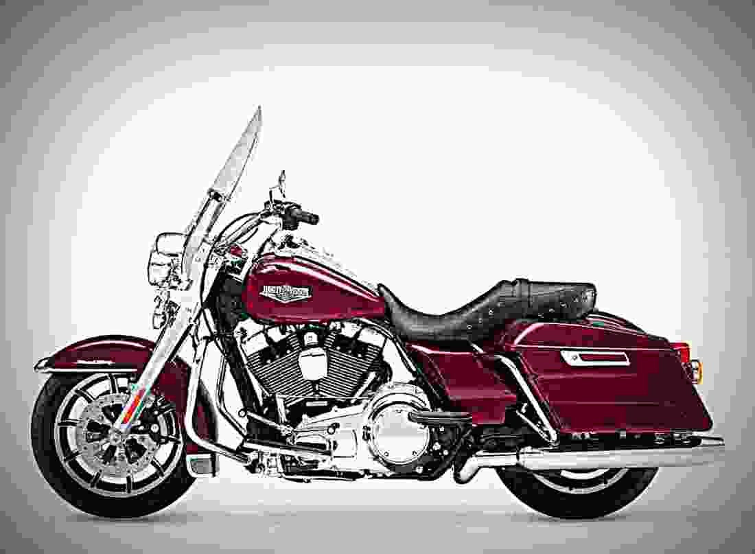 Harley Davidson FLHR Road King 2000 6 motorbike A4 Photo Print