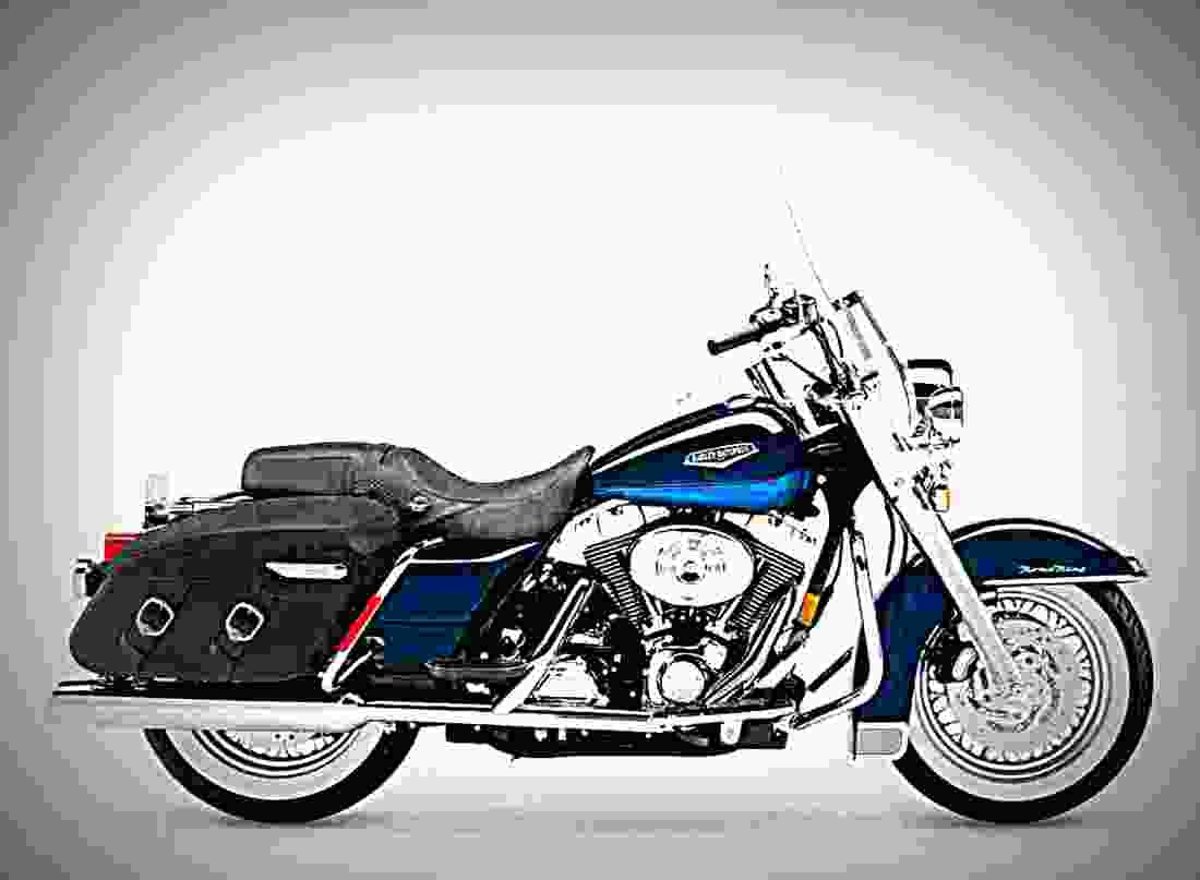 Harley Davidson FLHRCI Road King Classic 2000 2 motorbike A4 Photo Print