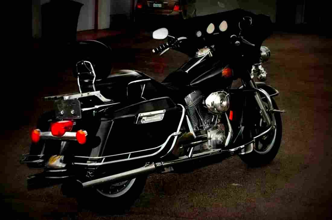 Harley Davidson FLHT Electra Glide Standard 2000 6 motorbike A4 Photo Print