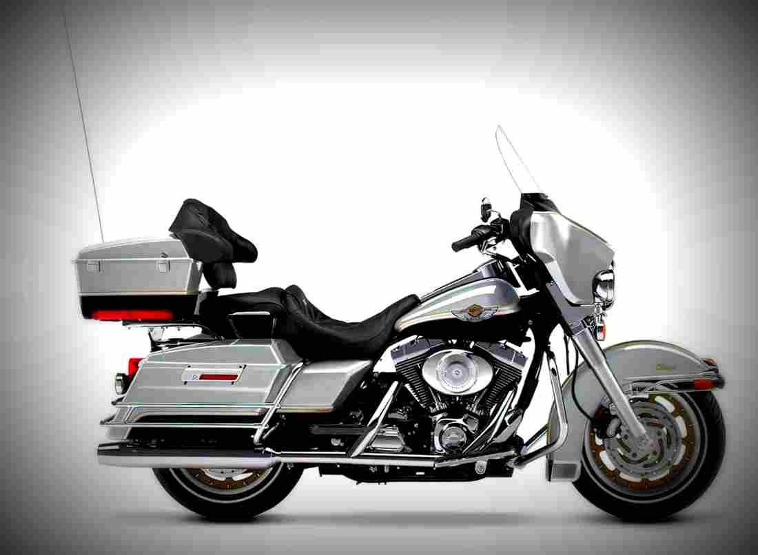 Harley Davidson FLHTC Electra Glide Classic 2003 1 motorbike A4 Photo Print