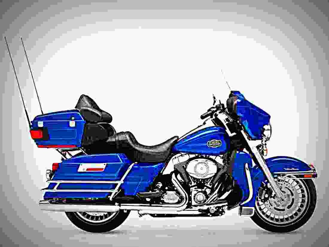 Harley Davidson FLHTCU ULTRA CLASSIC ELECTRA GLIDE FLHTCU ULTRA CLASSIC ELECTRA GLIDE 4 motorbike A4 Photo Print