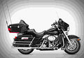 Harley Davidson FLHTCUI Ultra Classic Electra Glide 2002 3 motorbike A4 Photo Print