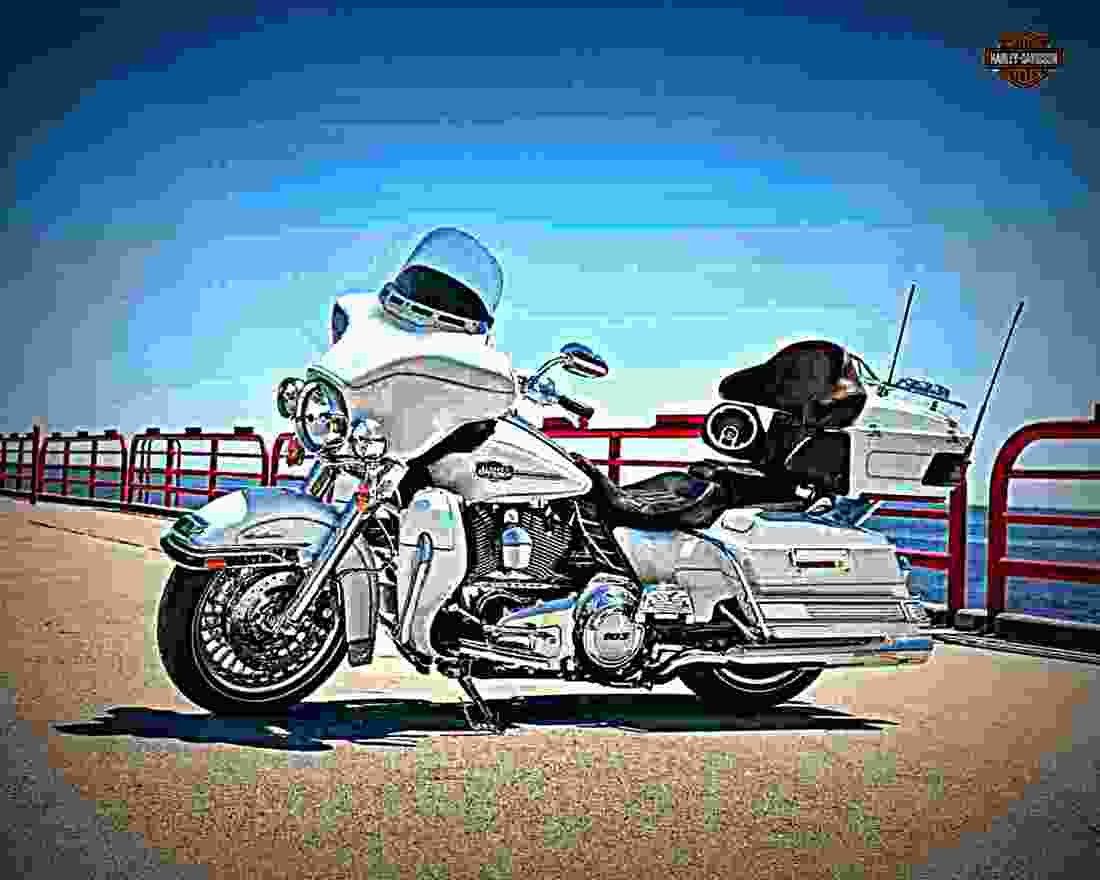 Harley Davidson FLHTCUI Ultra Classic Electra Glide 2002 4 motorbike A4 Photo Print