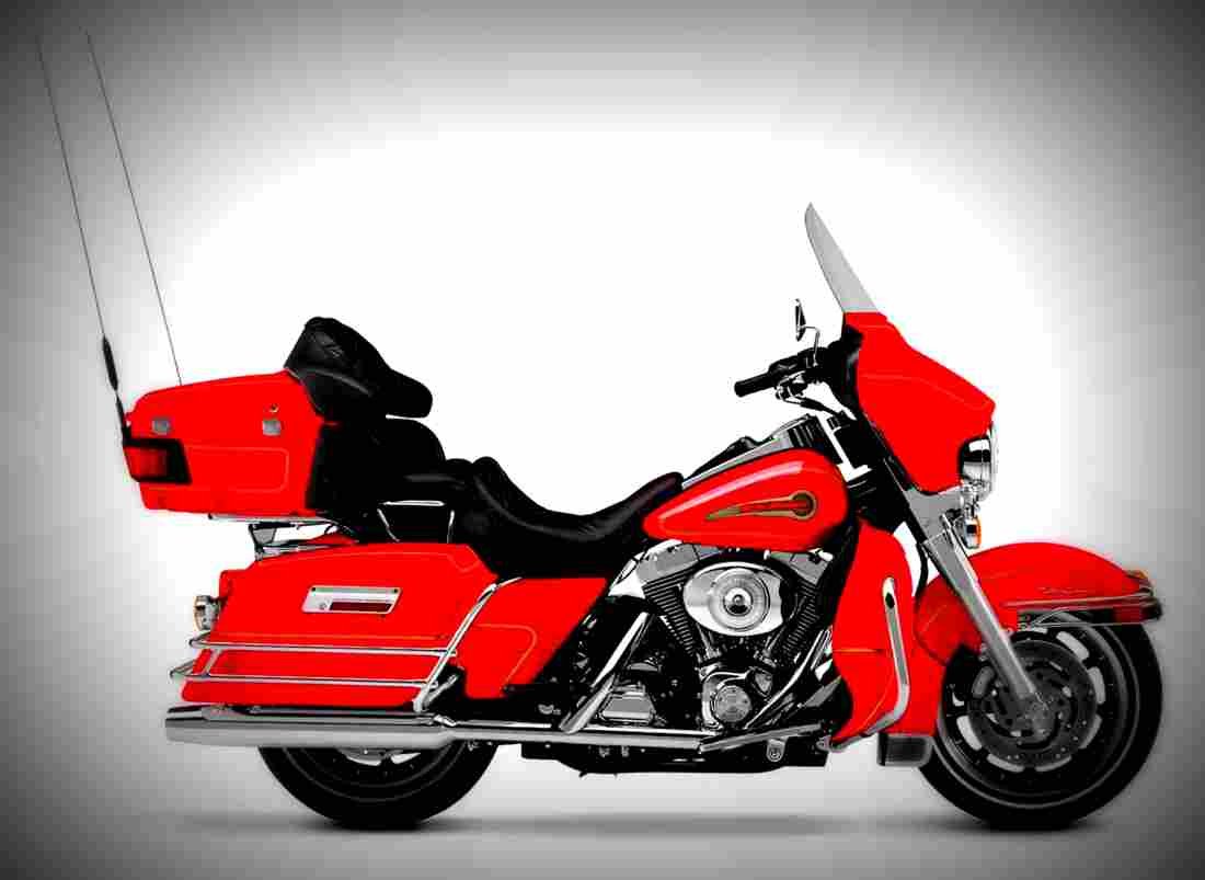Harley Davidson FLHTCUI Ultra Classic Electra Glide 2004 1 motorbike A4 Photo Print