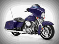 Harley Davidson FLHX STREET GLIDE FLHX STREET GLIDE 2 motorbike A4 Photo Print