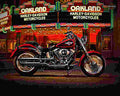Harley Davidson FLSTF FAT BOY FLSTF FAT BOY 2 motorbike A4 Photo Print