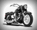 Harley Davidson FLSTF Fat Boy 2000 3 motorbike A4 Photo Print