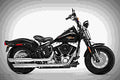 Harley Davidson FLSTSB CROSS BONES FLSTSB CROSS BONES 2 motorbike A4 Photo Print