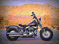 Harley Davidson FLSTSB CROSS BONES FLSTSB CROSS BONES 4 motorbike A4 Photo Print