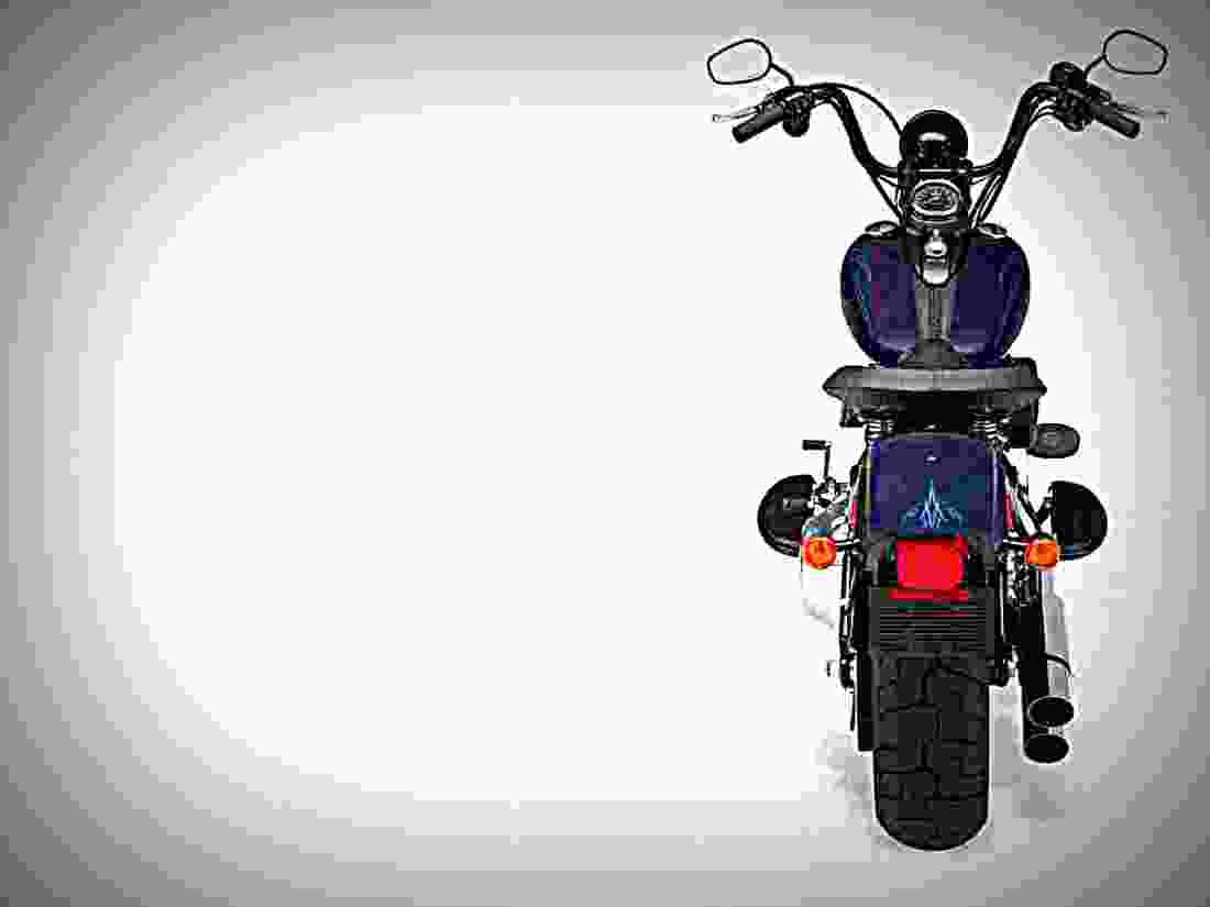 Harley Davidson FLSTSB CROSS BONES FLSTSB CROSS BONES 5 motorbike A4 Photo Print