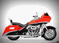 Harley Davidson FLTRI Road Glide 2000 1 motorbike A4 Photo Print