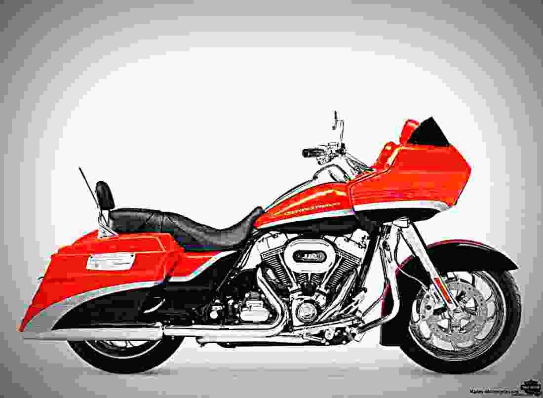 Harley Davidson FLTRI Road Glide 2000 1 motorbike A4 Photo Print