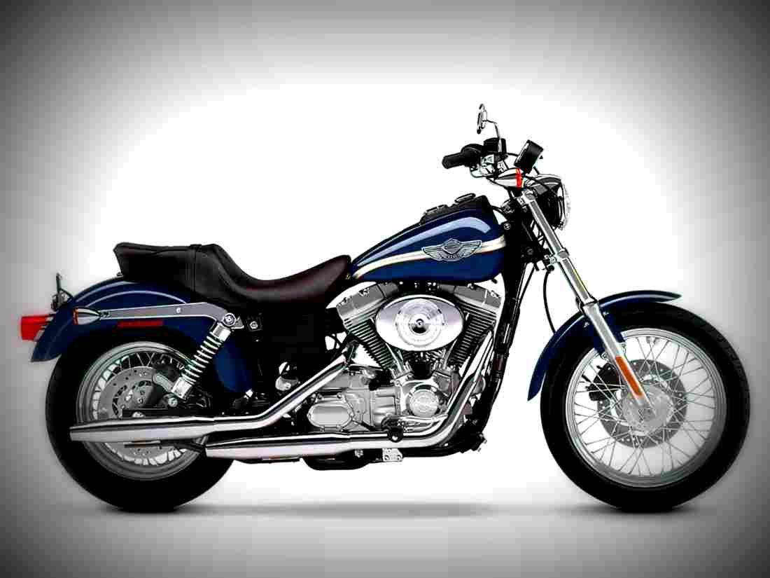 Harley Davidson FXD Dyna Super Glide 2003 1 motorbike A4 Photo Print