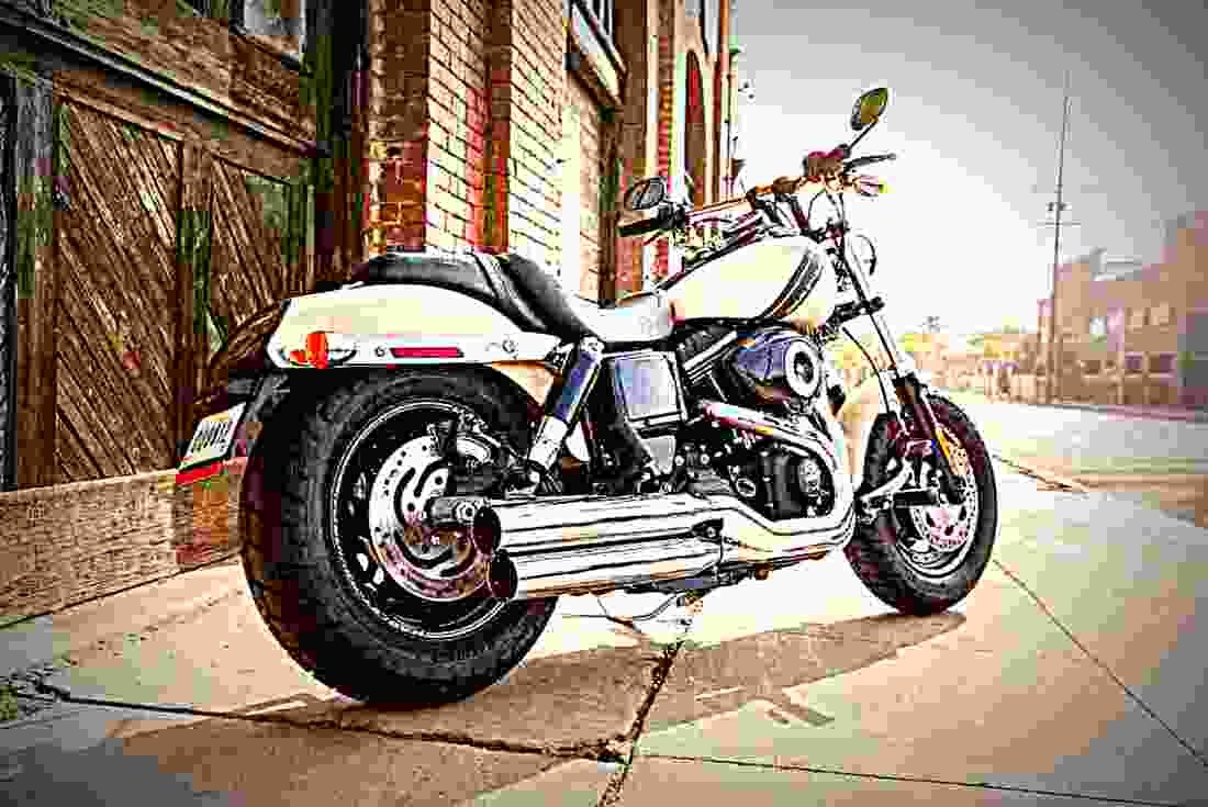 Harley Davidson FXDF FAT BOB FXDF FAT BOB 1 motorbike A4 Photo Print