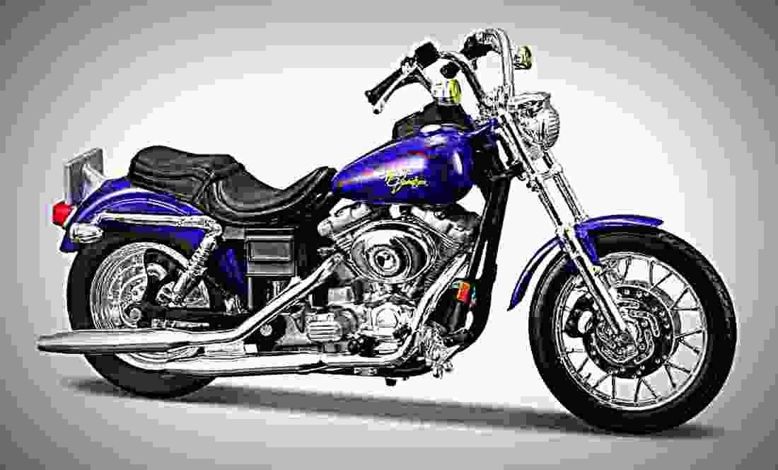 Harley Davidson FXDL Dyna Low Rider 2000 1 motorbike A4 Photo Print
