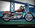 Harley Davidson FXDL Dyna Low Rider 2003 3 motorbike A4 Photo Print