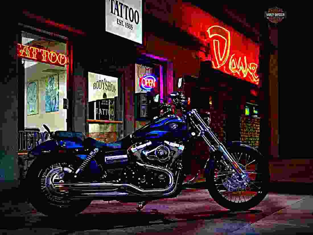 Harley Davidson FXDWG Dyna Wide Glide 2000 2 motorbike A4 Photo Print