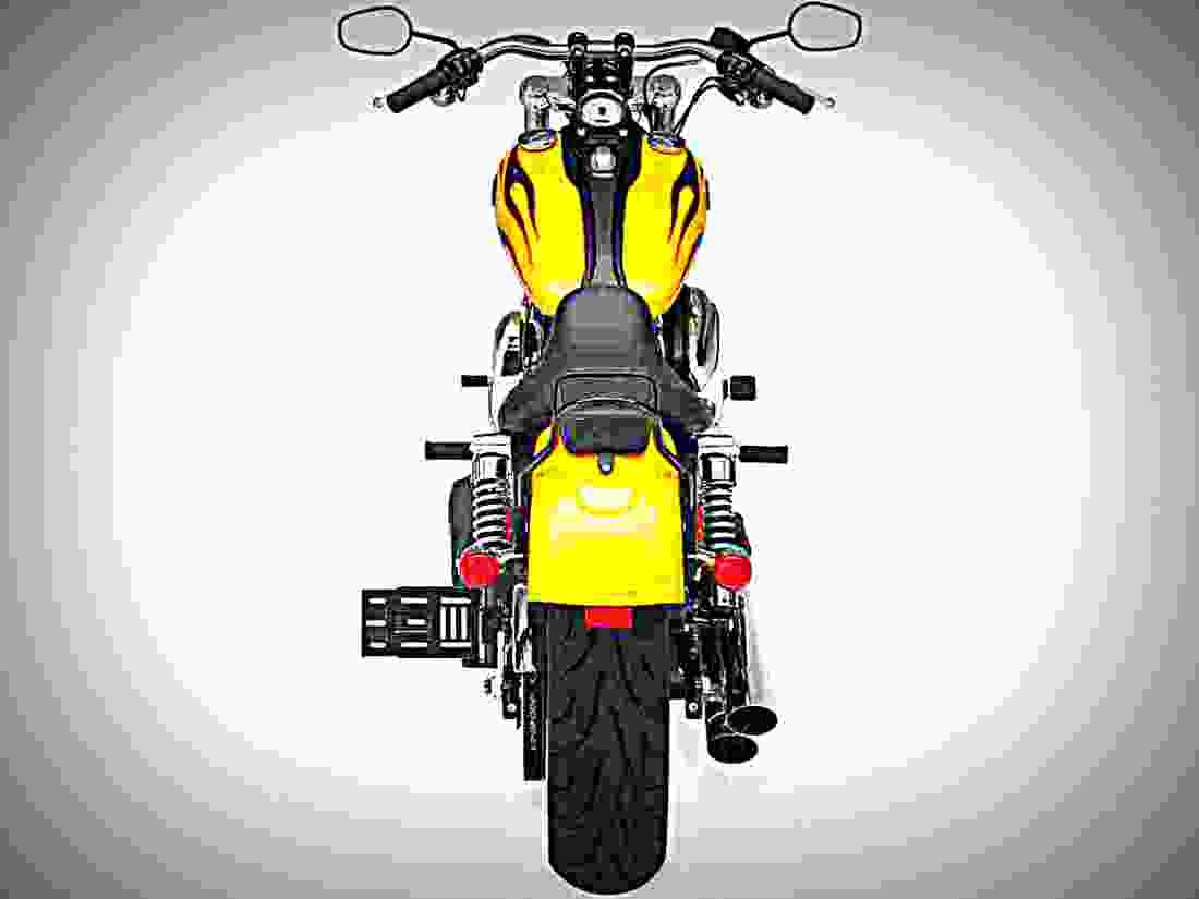Harley Davidson FXDWG Dyna Wide Glide 2002 3 motorbike A4 Photo Print