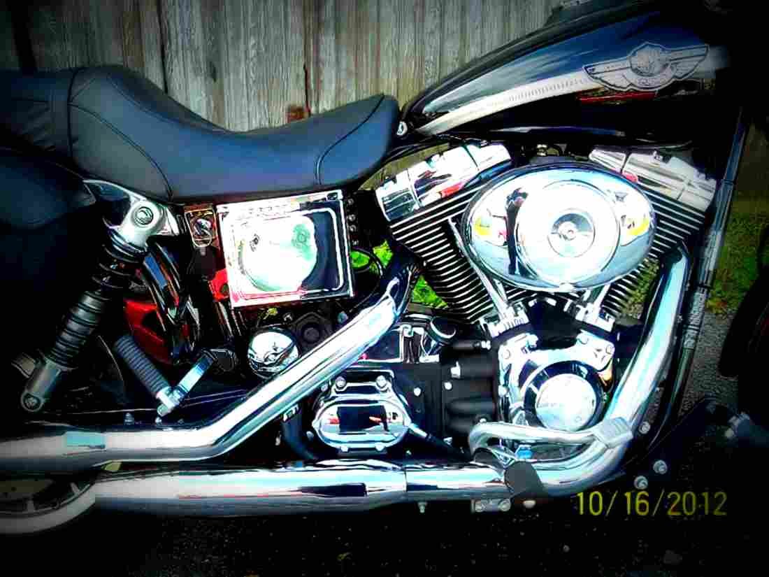 Harley Davidson FXDXT Dyna Super Glide T Sport 2003 6 motorbike A4 Photo Print