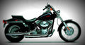 Harley Davidson FXST Softail Standard 2000 6 motorbike A4 Photo Print