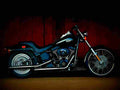 Harley Davidson FXSTB Softail Night Train 1998 1 motorbike A4 Photo Print