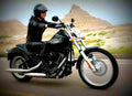 Harley Davidson FXSTB Softail Night Train 1998 3 motorbike A4 Photo Print