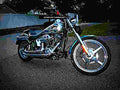 Harley Davidson FXSTDI Softail Deuce 2002 3 motorbike A4 Photo Print