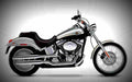 Harley Davidson FXSTDI Softail Deuce 2003 1 motorbike A4 Photo Print