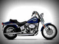 Harley Davidson FXSTSI Springer Softail 2004 2 motorbike A4 Photo Print