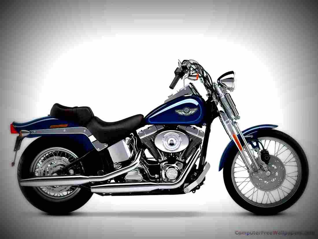 Harley Davidson FXSTSI Springer Softail 2004 2 motorbike A4 Photo Print