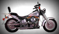 Harley Davidson Fat Boy 1990 4 motorbike A4 Photo Print