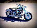 Harley Davidson Fat Boy 1990 6 motorbike A4 Photo Print