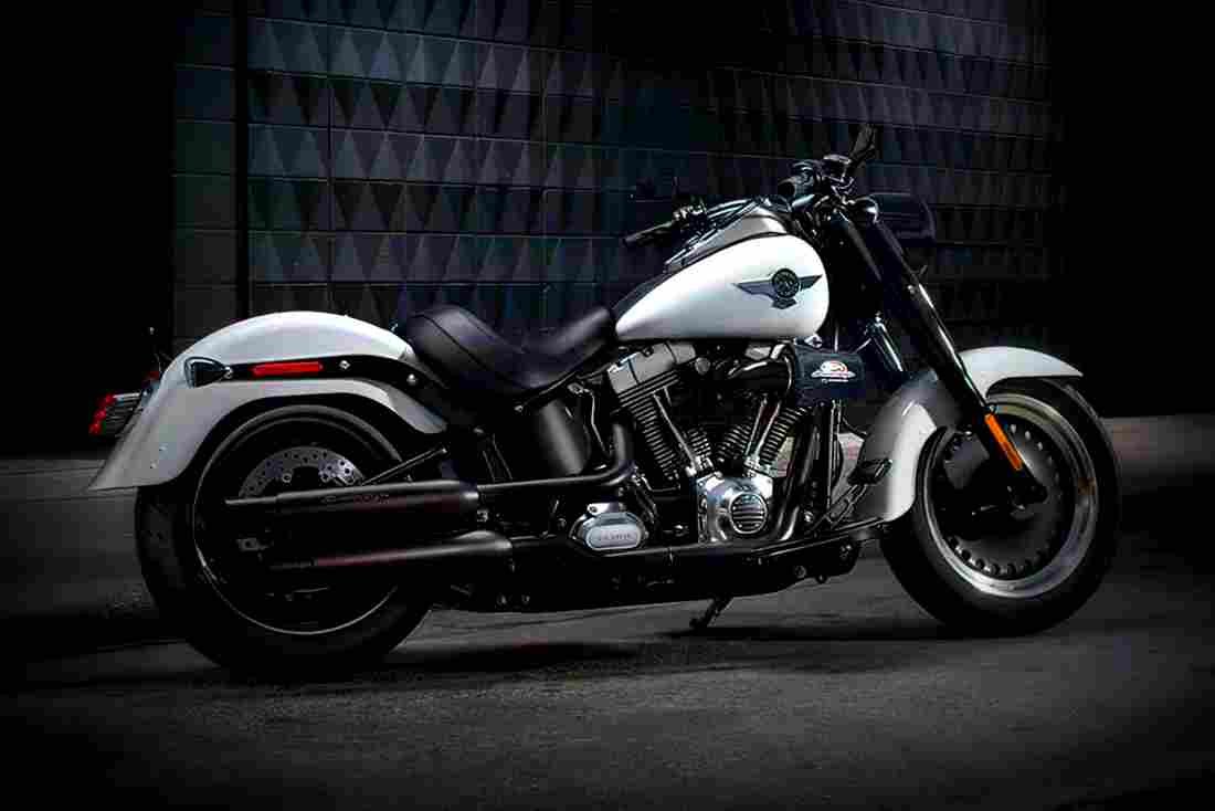 Harley Davidson Fat Boy Special 2017 2 motorbike A4 Photo Print