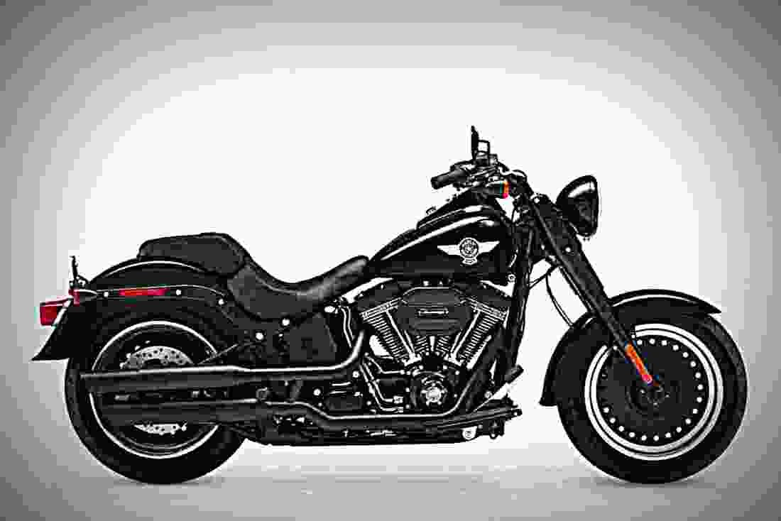 Harley Davidson Fat Boy Special 2017 4 motorbike A4 Photo Print
