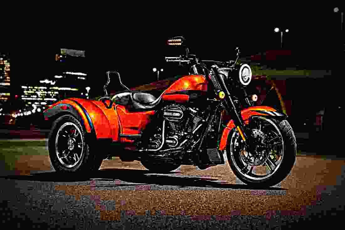 Harley Davidson Freewheeler 2019 1 motorbike A4 Photo Print