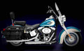 Harley Davidson Heritage Softail Classic Injection 2001 4 motorbike A4 Photo Print