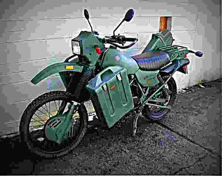 Harley Davidson MT350 MT350 3 motorbike A4 Photo Print