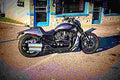 Harley Davidson Night Rod Special 2017 1 motorbike A4 Photo Print