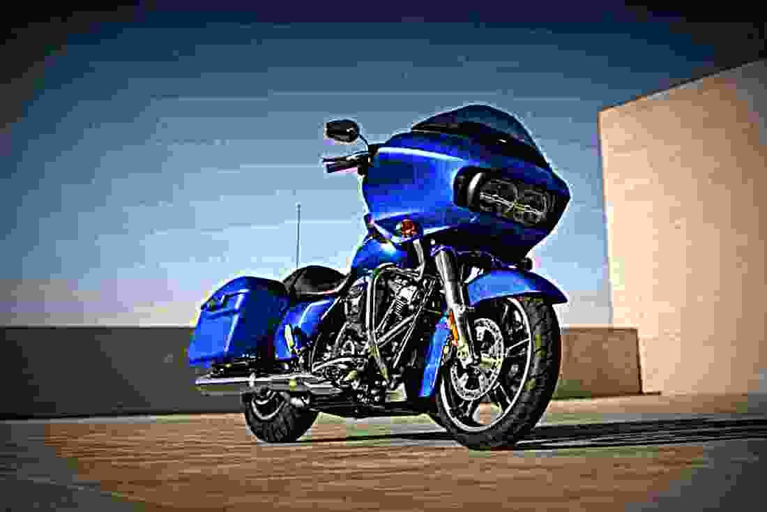 Harley Davidson Road Glide 2017 1 motorbike A4 Photo Print