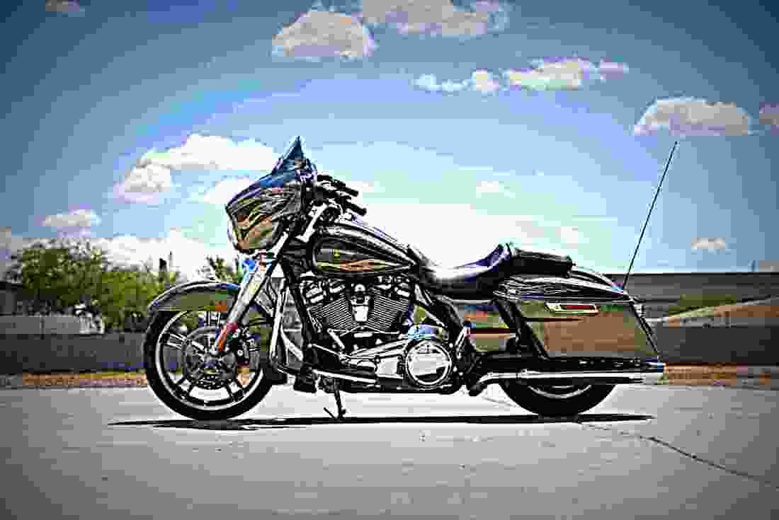 Harley Davidson Road Glide 2017 2 motorbike A4 Photo Print