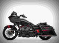 Harley Davidson Road Glide 2018 2 motorbike A4 Photo Print
