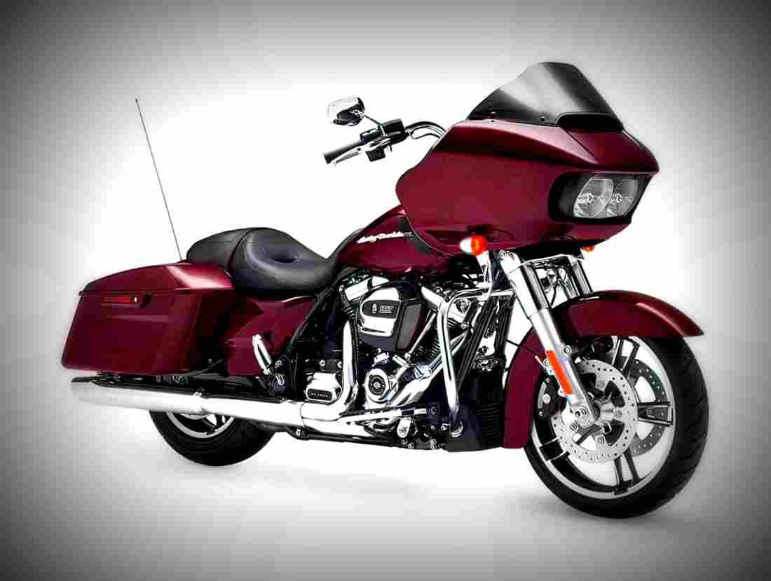 Harley Davidson Road Glide 2018 4 motorbike A4 Photo Print