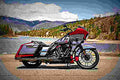 Harley Davidson Road Glide 2019 4 motorbike A4 Photo Print