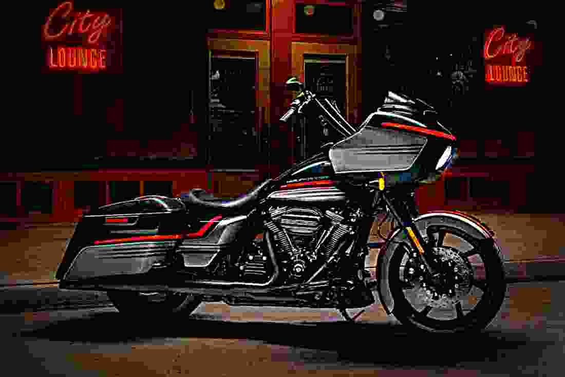 Harley Davidson Road Glide Special 2018 3 motorbike A4 Photo Print