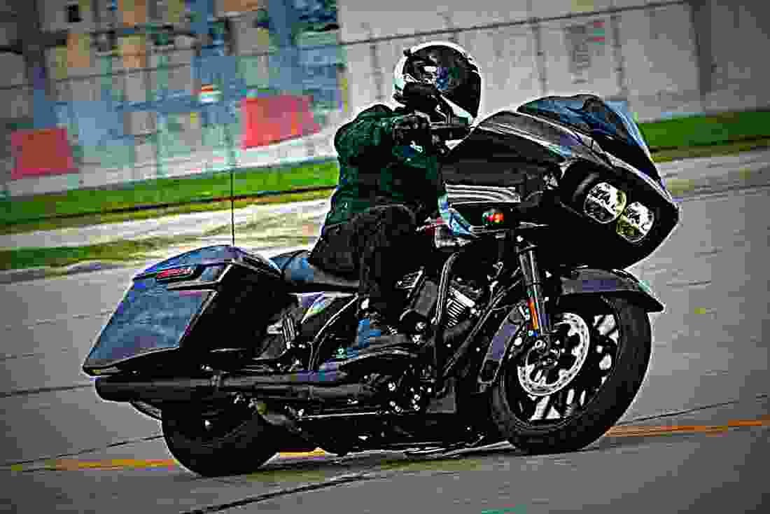 Harley Davidson Road Glide Special 2019 1 motorbike A4 Photo Print